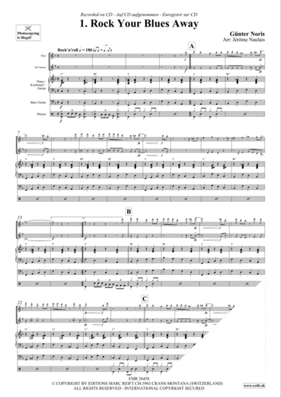 Let's Dance Volume 4 Let's Dance Volume 4 Woodwind Ensemble scores gallery preview page 3