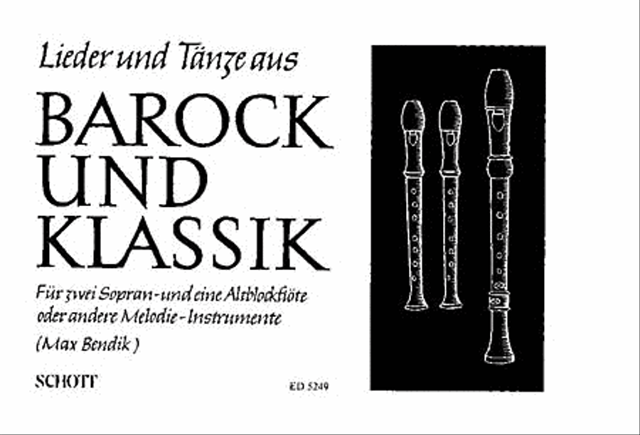 Barock und Klassik Barock und Klassik Recorder scores gallery preview page 1