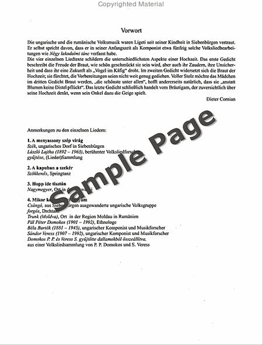 Four Wedding Dances Choir scores gallery preview page 6