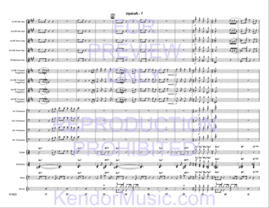 Updraft Updraft Jazz Ensemble scores gallery preview page 8