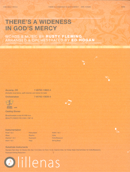 There's A Wideness in God's Mercy (Anthem)