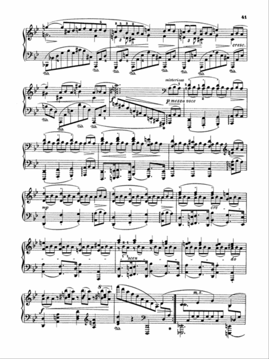 Brahms: Piano Works (Volume II: Op. 76-119 & 5 Etudes) Piano Method scores gallery preview page 2