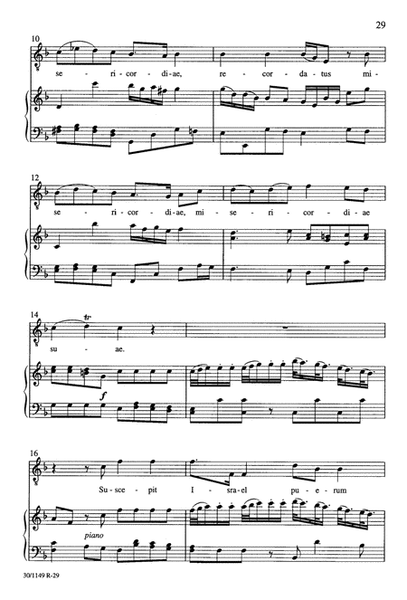 Magnificat in F - Choral Score