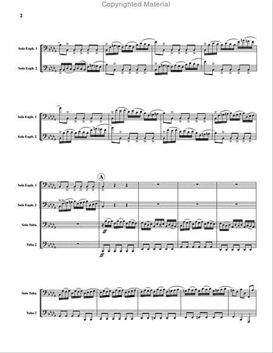 Concerto Grosso Concerto Grosso Euphonium scores gallery preview page 3