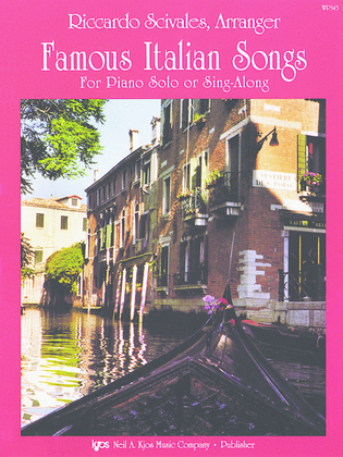 Book cover for Famous Italian Songs