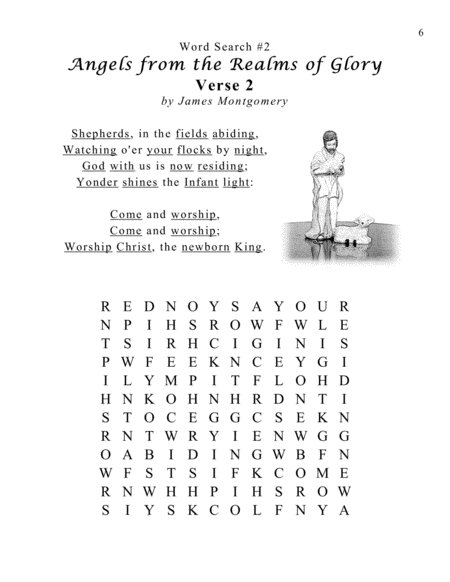 Hark! the Herald Angels Sing (25 Christmas Carol Word Search Puzzles)