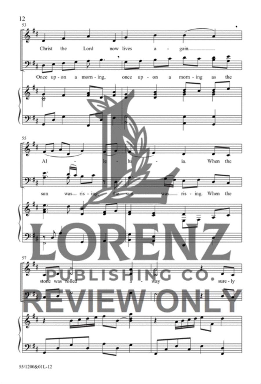 Once Upon a Morning Once Upon a Morning 4-Part scores gallery preview page 9