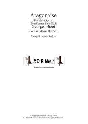 Book cover for Aragonaise from Carmen for Brass Band Quartet
