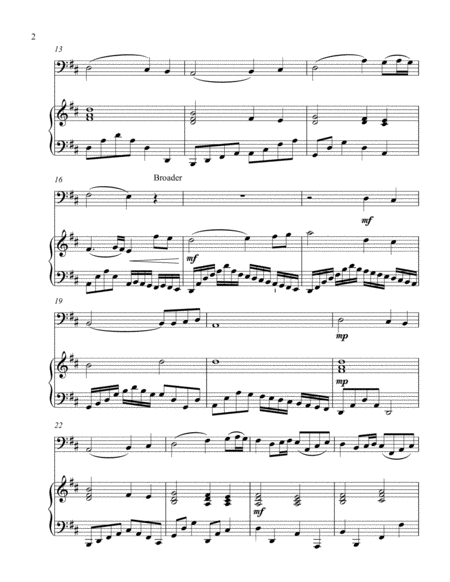 Pachelbel's Noel (bass C instrument solo) image number null