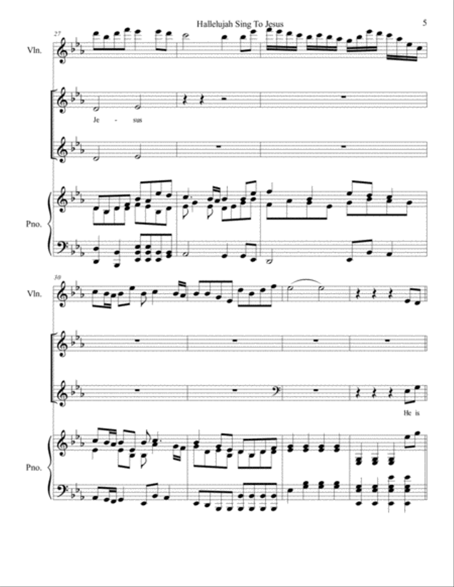 Choral piano Choral piano 4-Part scores gallery preview page 5