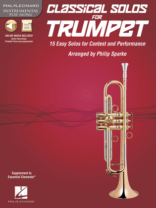 Book cover for Classical Solos for Trumpet