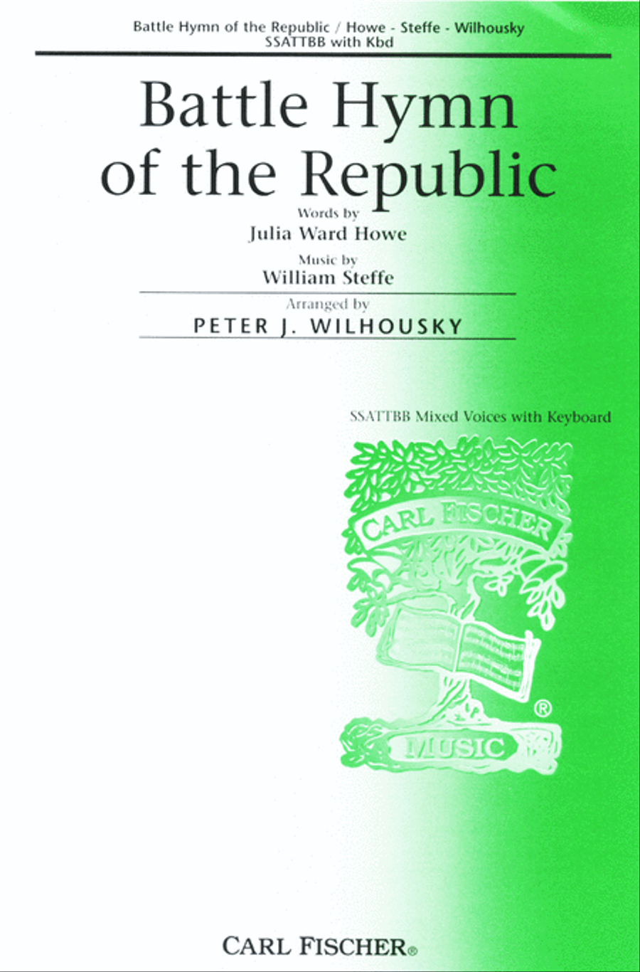 Battle Hymn of the Republic 4-Part scores gallery preview page 1