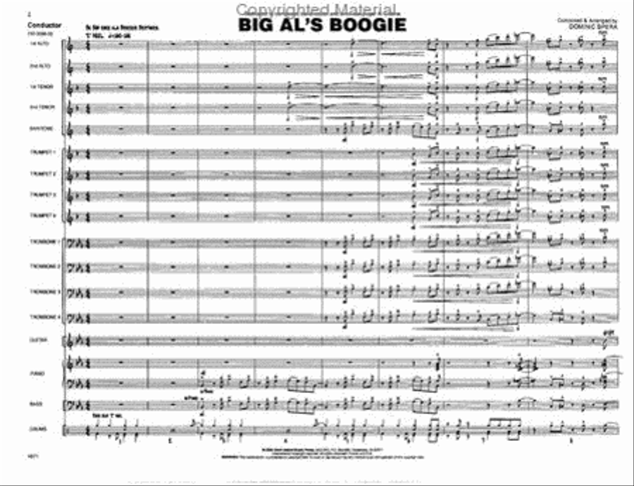Big Al's Boogie Jazz Ensemble scores gallery preview page 2
