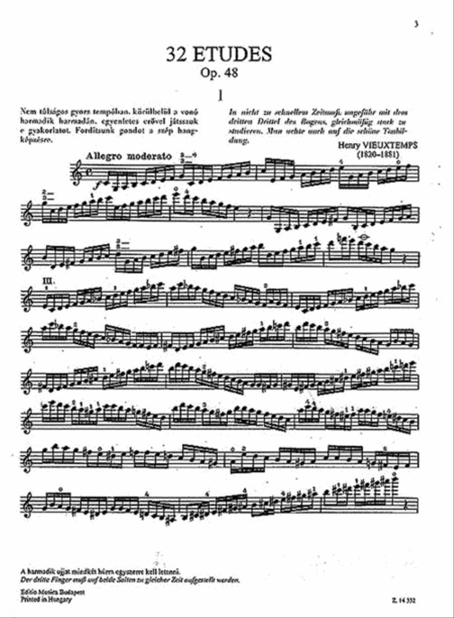 32 Exercises, Op. 48, Volumes 1-4 Violin Solo scores gallery preview page 3