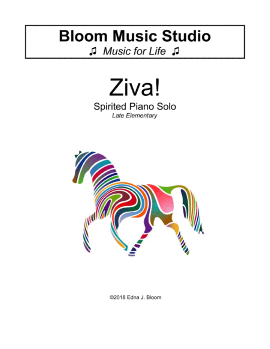 Ziva! Ziva! Piano Method scores gallery preview page 1