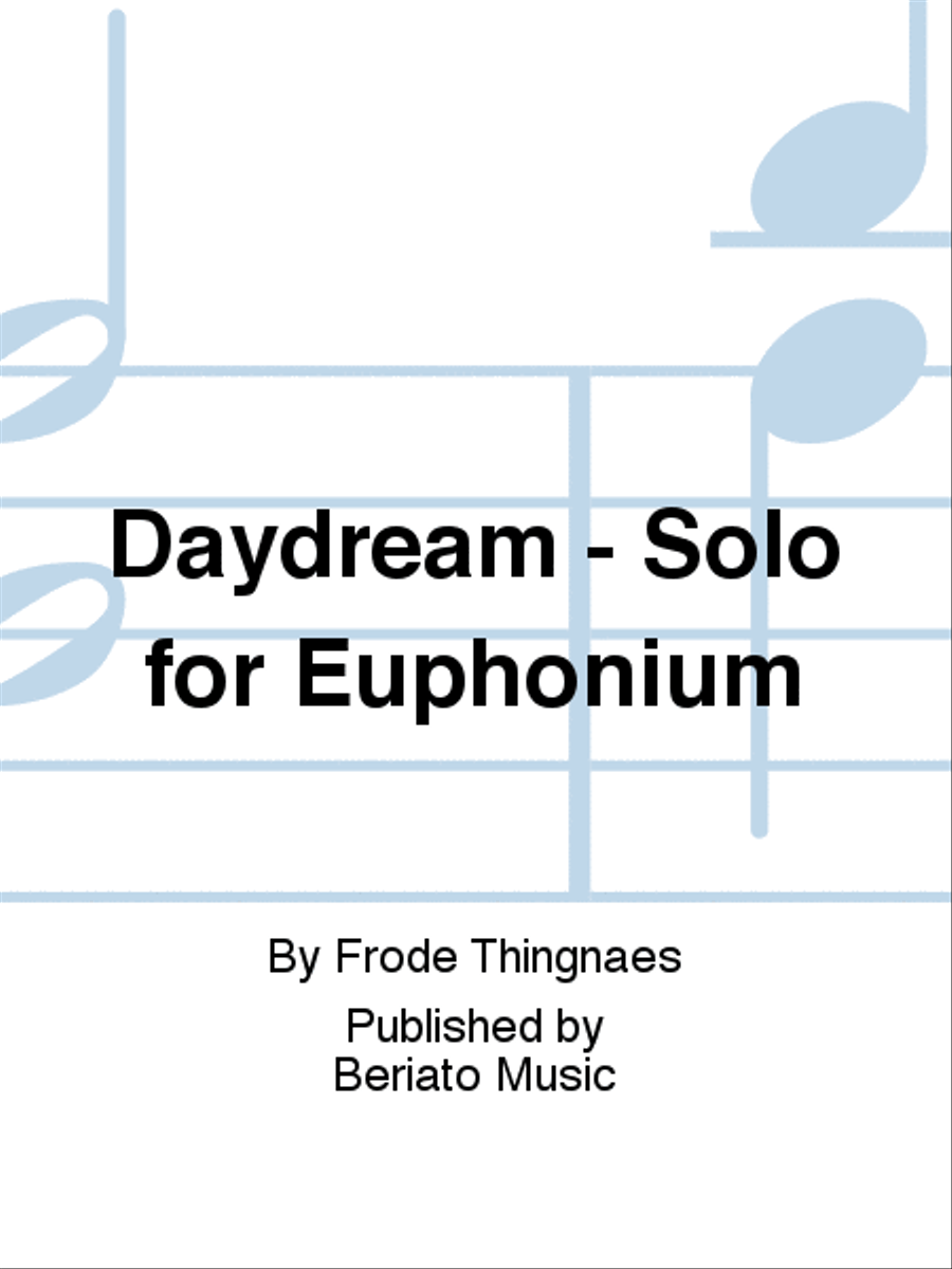 Daydream - Solo for Euphonium Concert Band scores gallery preview page 1