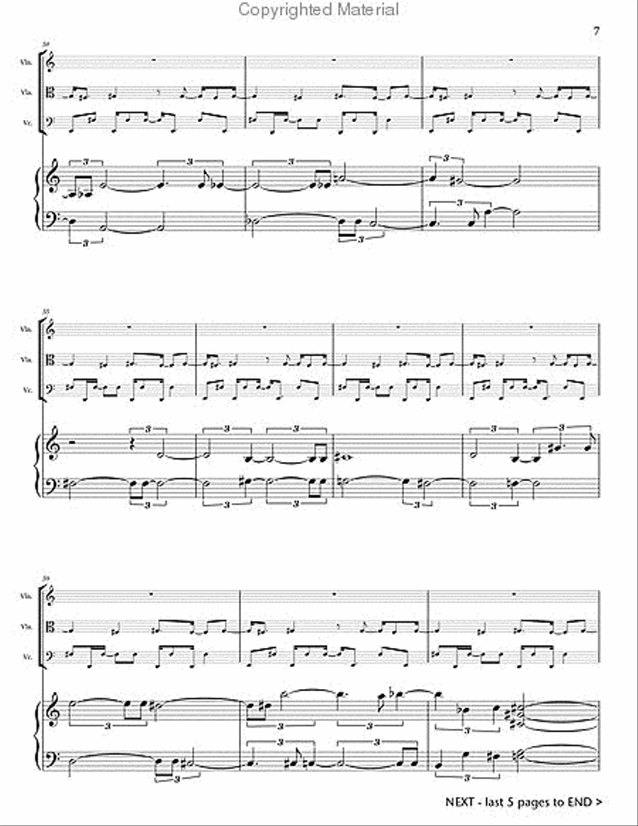 FAULT LINES Chamber Music scores gallery preview page 8