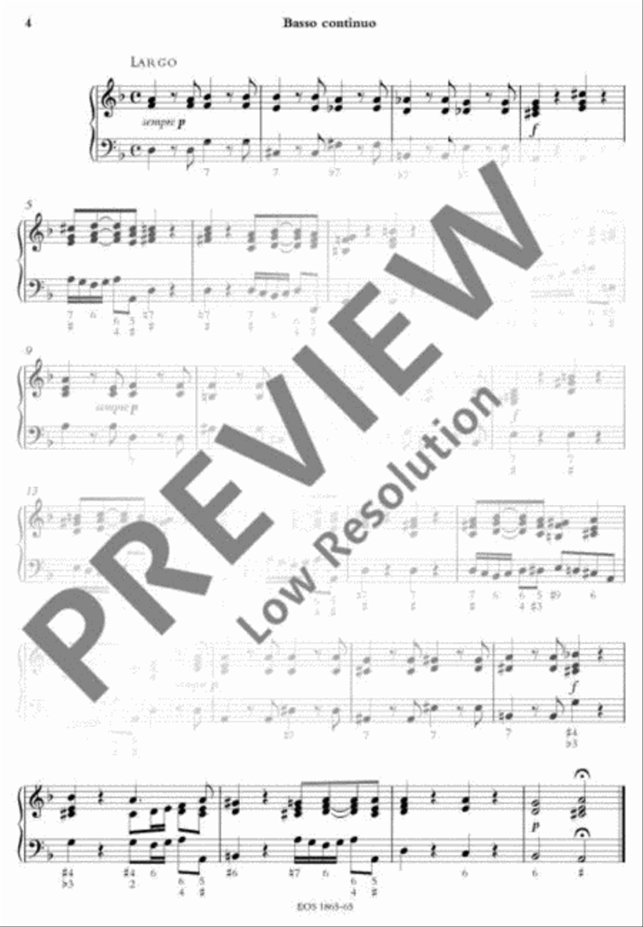 Concerto Grosso Concerto Grosso Basso Continuo scores gallery preview page 4
