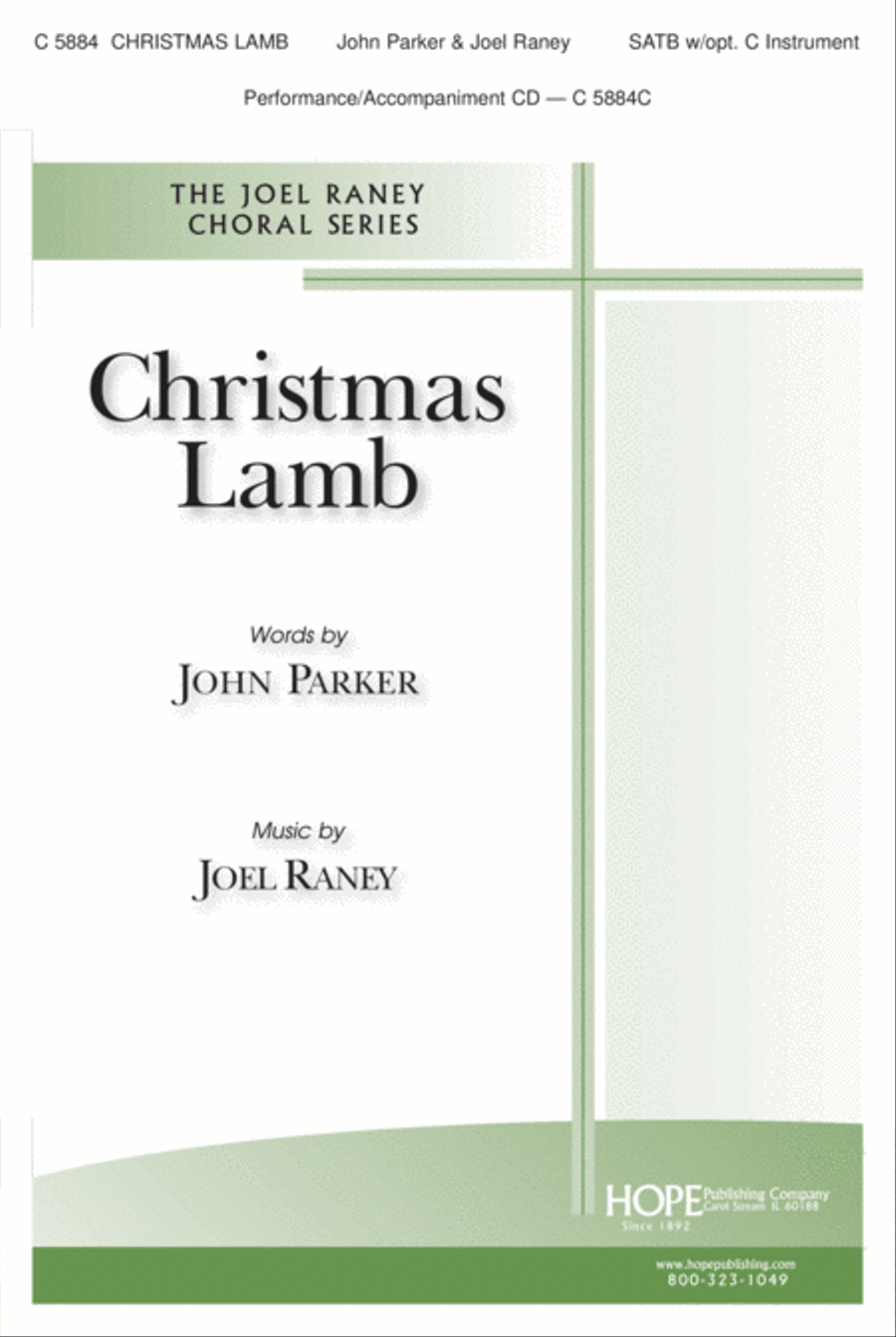 Christmas Lamb - SATB w/opt. C Instrument (included) 4-Part scores gallery preview page 1