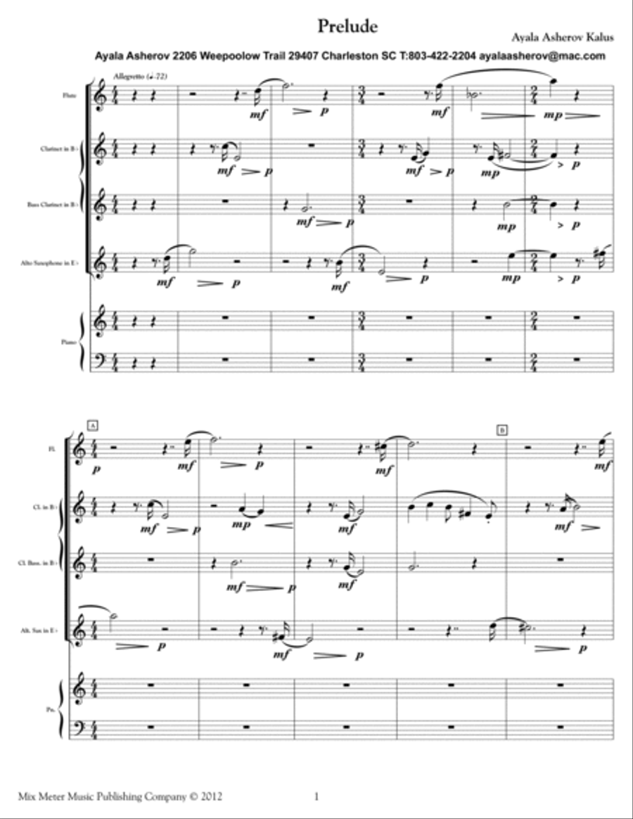 Prelude to a Kiss and a Dance Small Ensemble scores gallery preview page 2