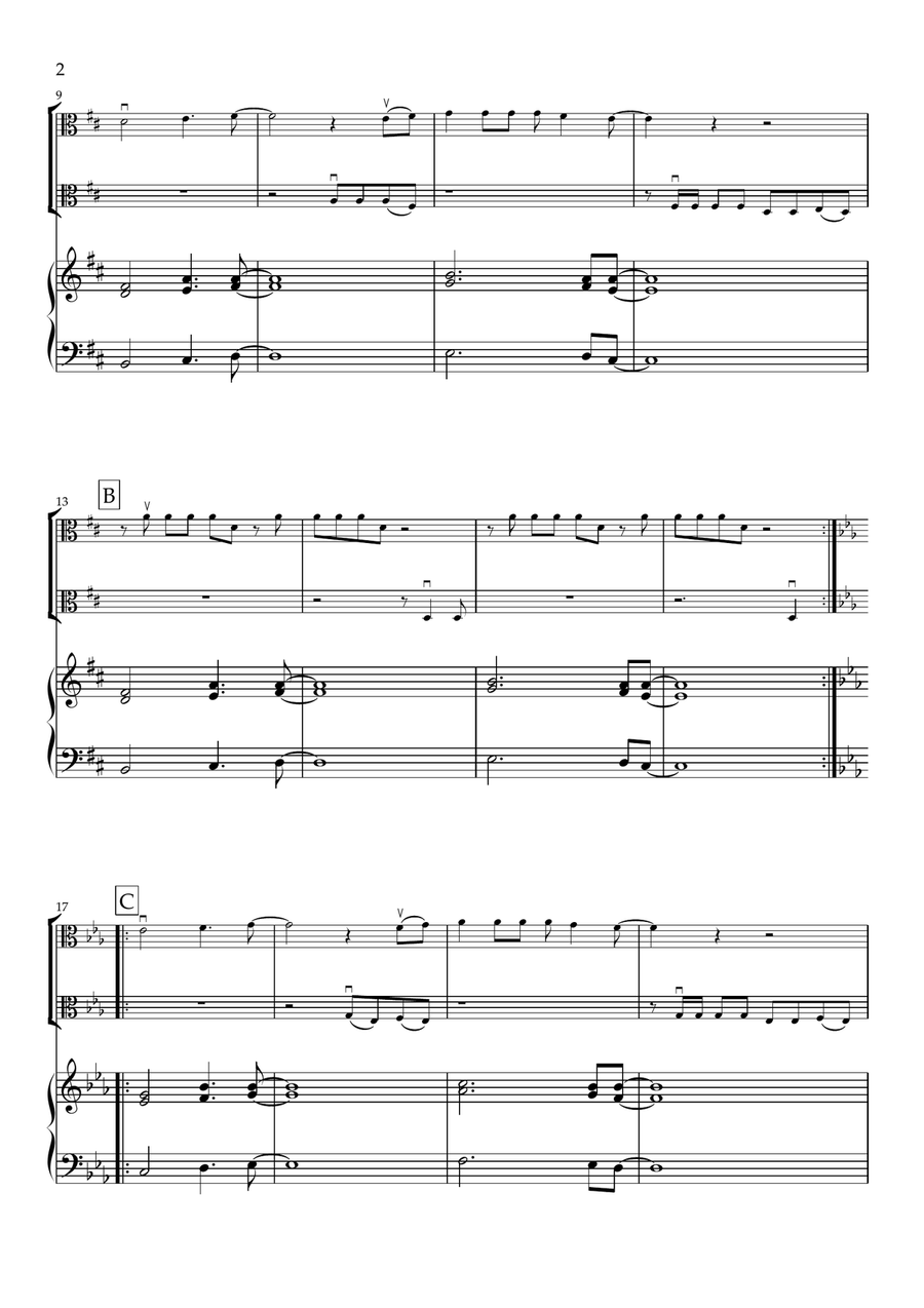 All My Life String Duet scores gallery preview page 2