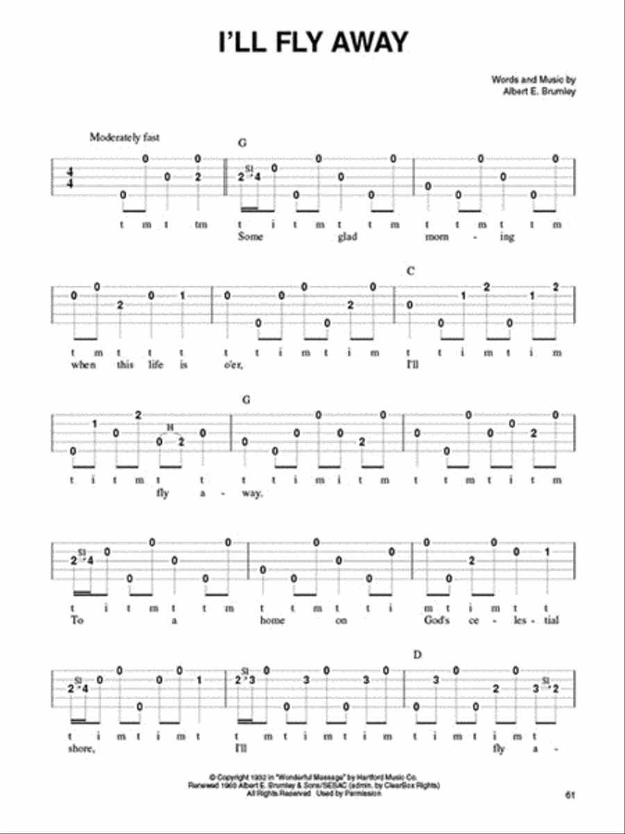 Easy Banjo Solo Favorites Banjo scores gallery preview page 5