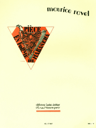 Book cover for Piece en Forme de Habanera