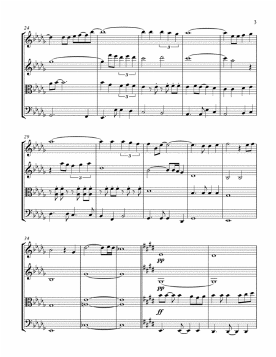 All Time High String Quartet scores gallery preview page 3