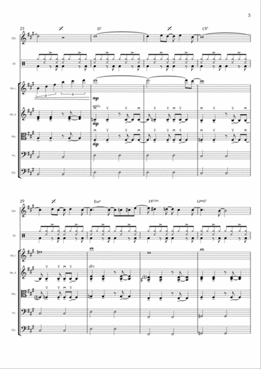 How Insensitive (insensatez) String Orchestra scores gallery preview page 5