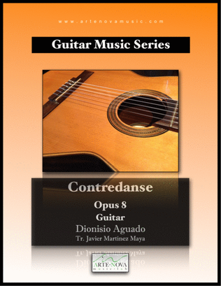 Book cover for Contredanse Opus 8 - Guitar
