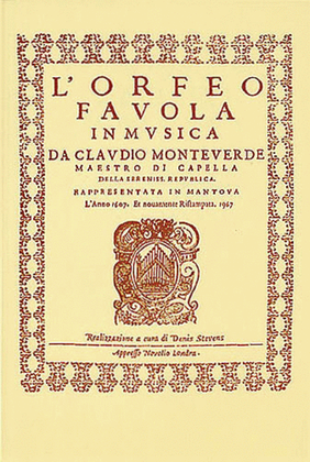Book cover for Claudio Monteverdi: L'Orfeo - Favola In Musica SV.318