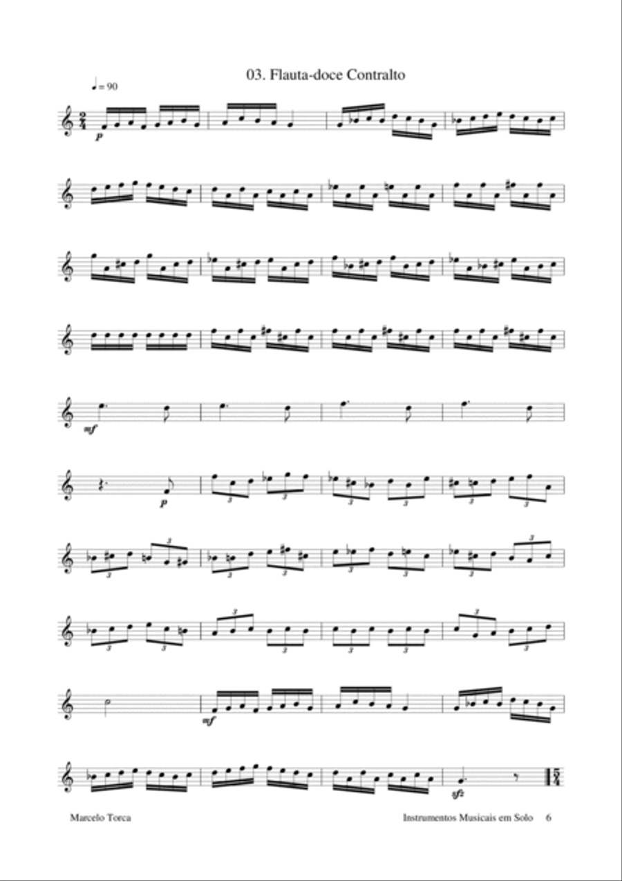 Instrumentos Musicais em Solo e Duo Large Ensemble scores gallery preview page 6