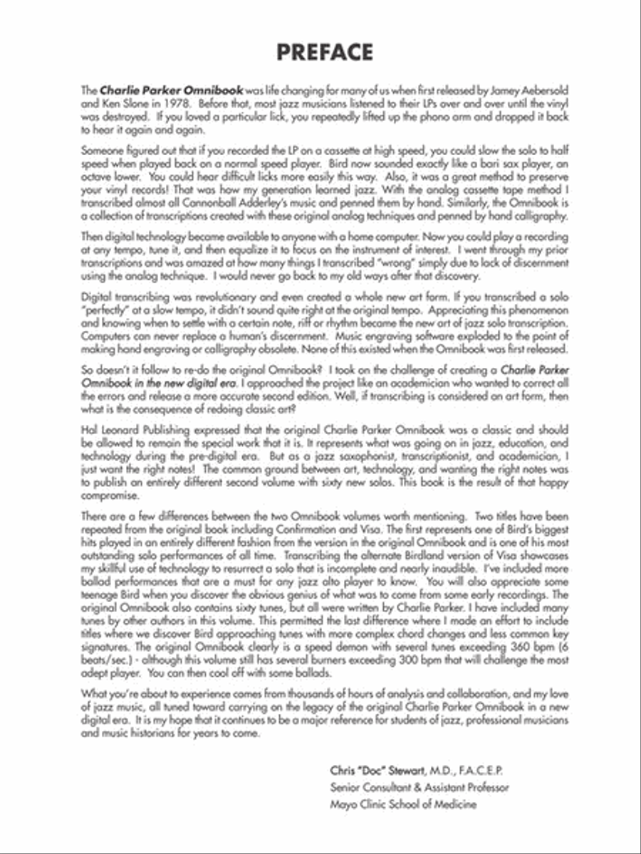 Charlie Parker Omnibook – Volume 2 E-Flat Instrument scores gallery preview page 3