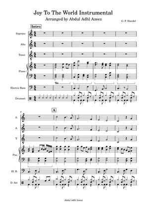 Joy to the World (SAT) arranged for School Choir