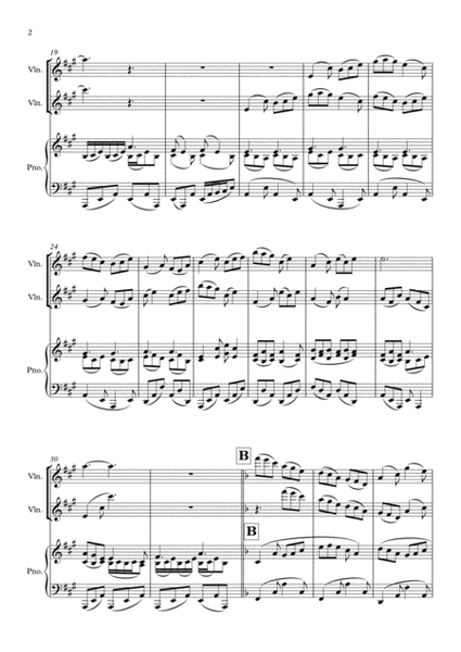 Duetto for two violins and piano image number null