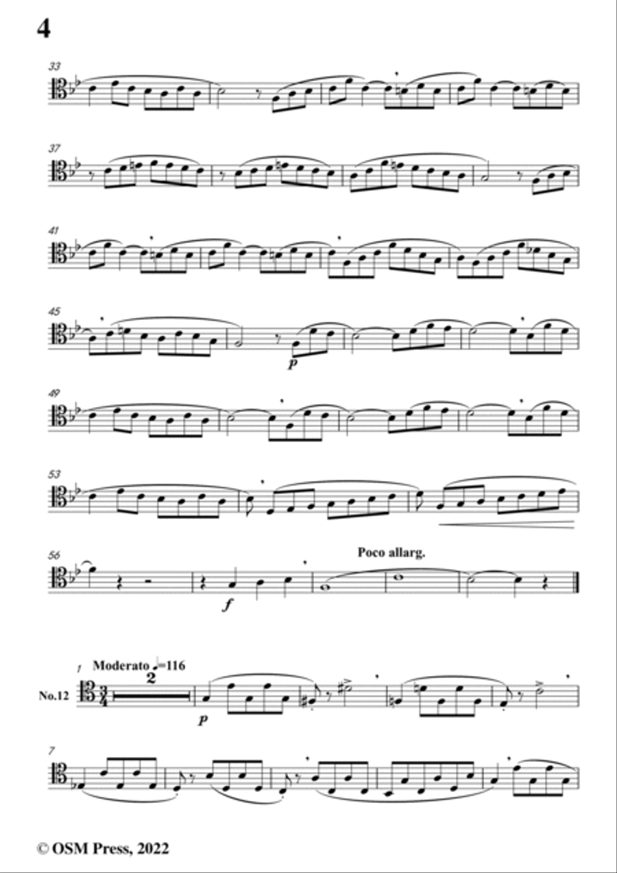 Lavignac-Solfege des solfeges,Volum 3E No.11-20,for Voice Medium Voice scores gallery preview page 4