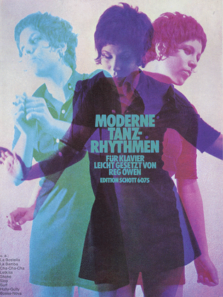 Book cover for Moderne Tanzrhythmen fur Klavier