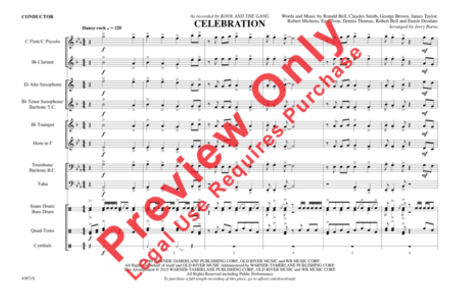 Celebration Marching Band scores gallery preview page 2
