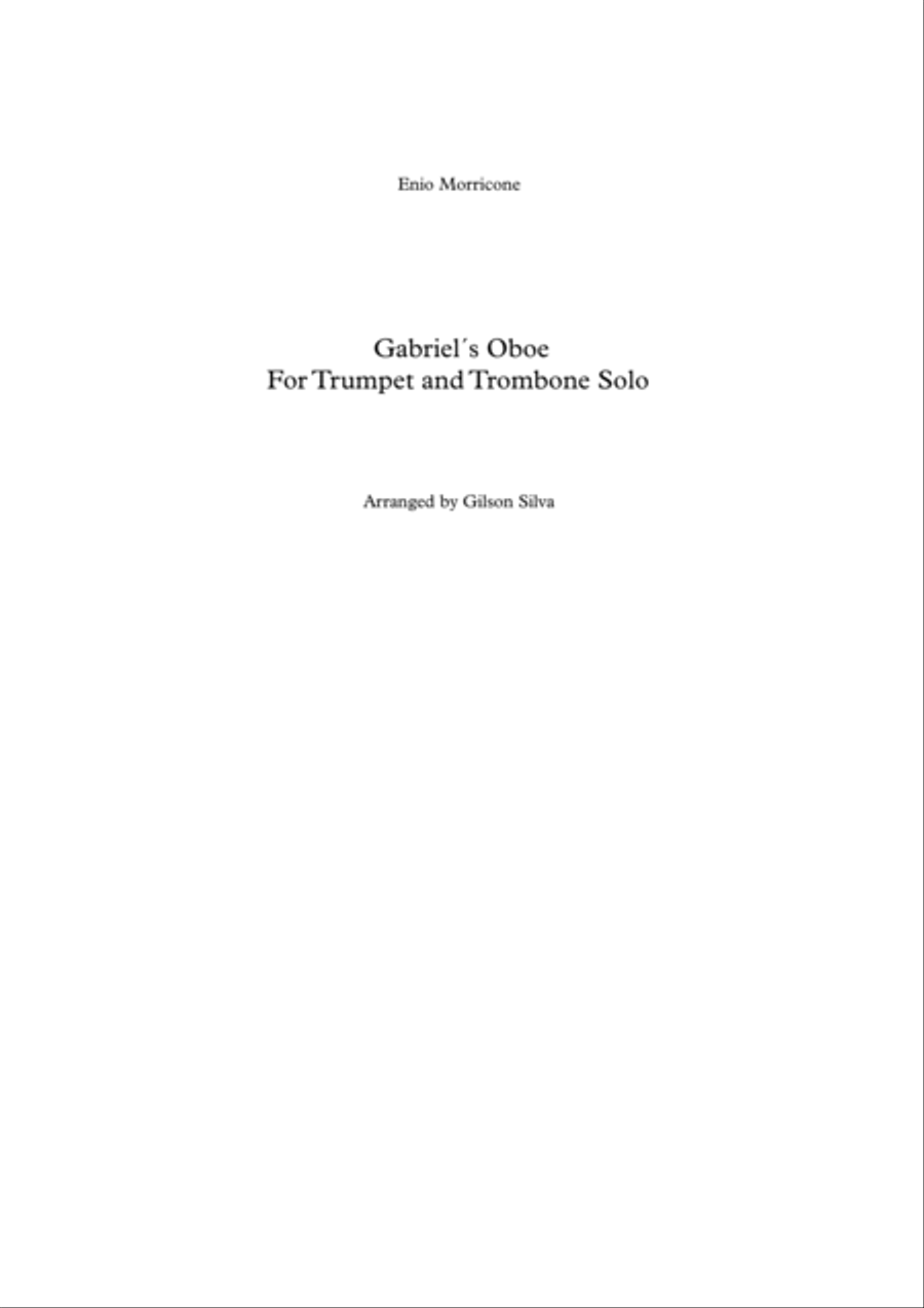 Gabriel's Oboe Large Ensemble scores gallery preview page 1