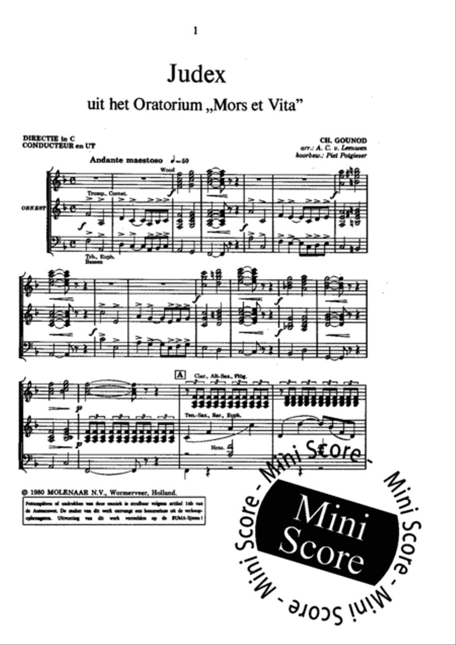 Judex Judex Fanfare Band scores gallery preview page 5