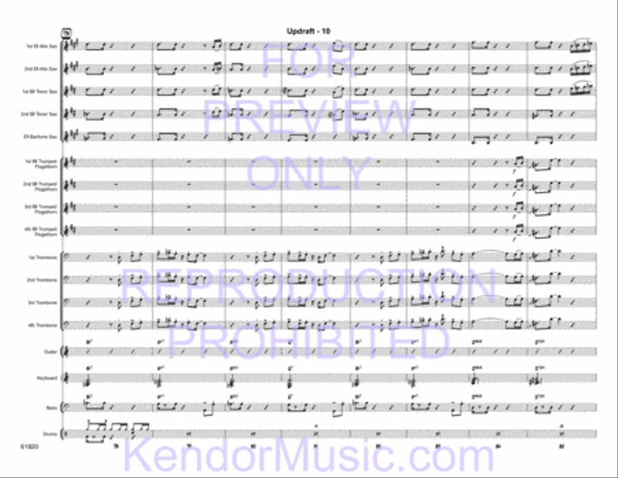 Updraft Updraft Jazz Ensemble scores gallery preview page 11