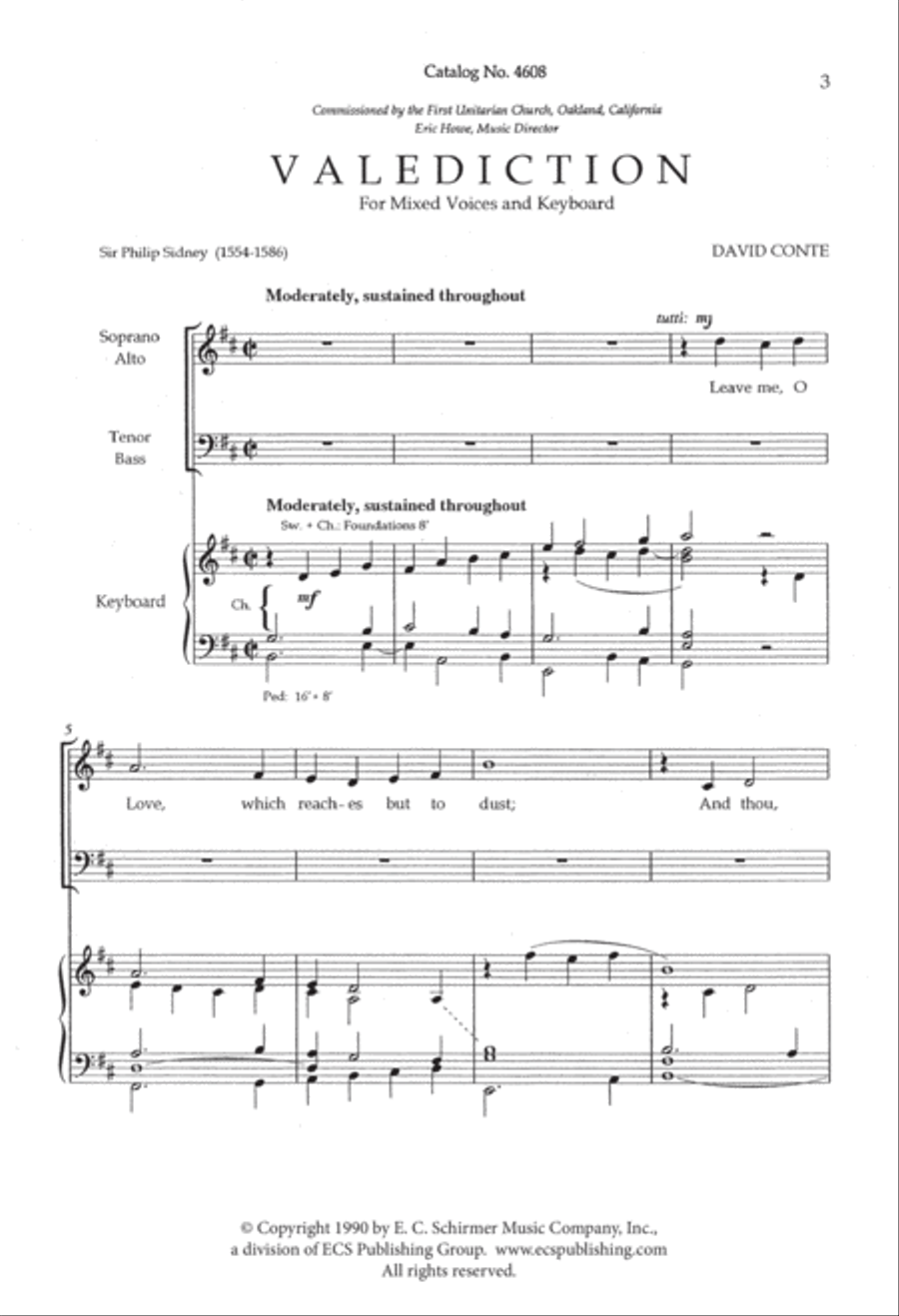Valediction Valediction 4-Part scores gallery preview page 2