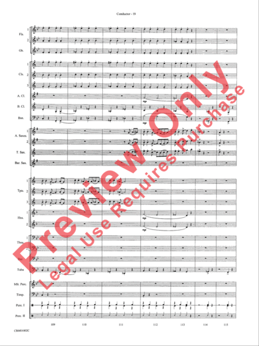 Chicago! (from the Musical Chicago!) Concert Band scores gallery preview page 22