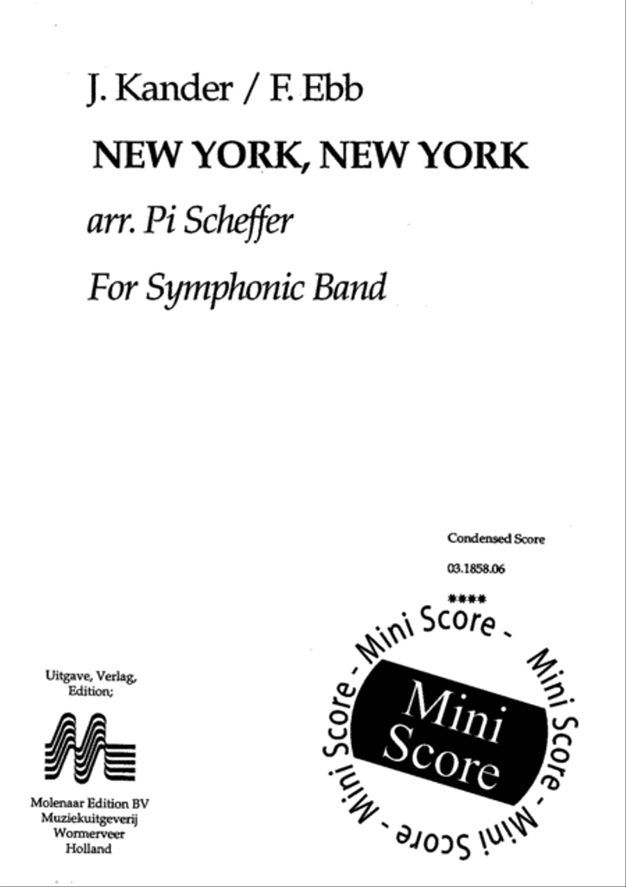 New York, New York Concert Band scores gallery preview page 3