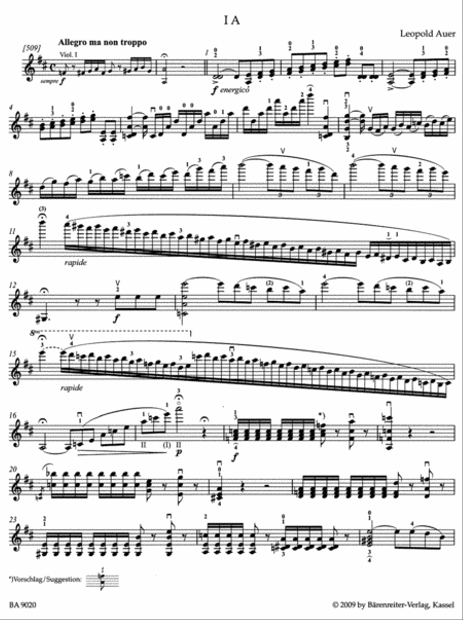 Cadenzas to Beethovens Violin Concerto for Violin and Orchestra op. 61 Orchestra scores gallery preview page 2