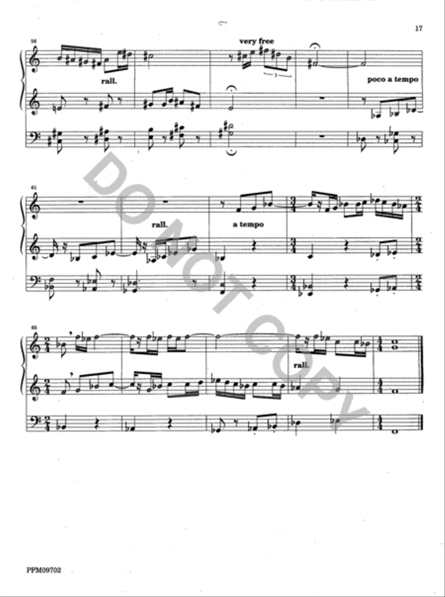 Twelve Organ Trios Organ scores gallery preview page 17
