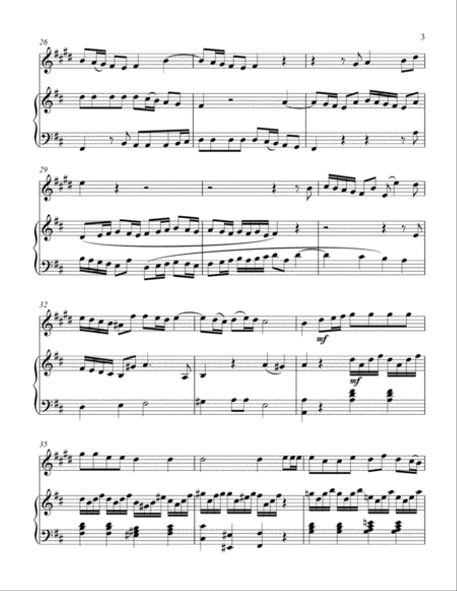 Worthy Is The Lamb (treble Bb instrument solo) Piano scores gallery preview page 4