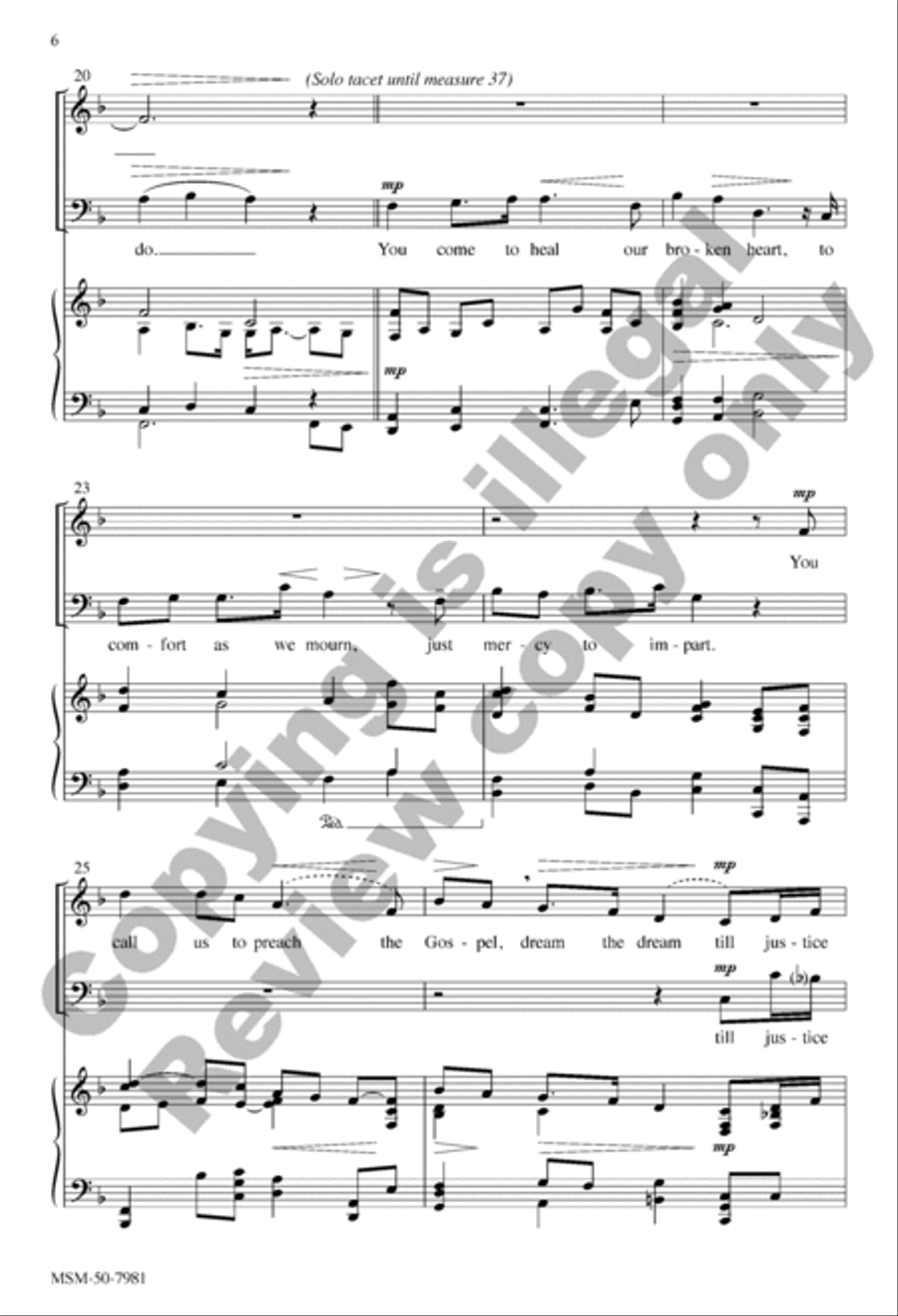 Speak, Lord 2-Part scores gallery preview page 5