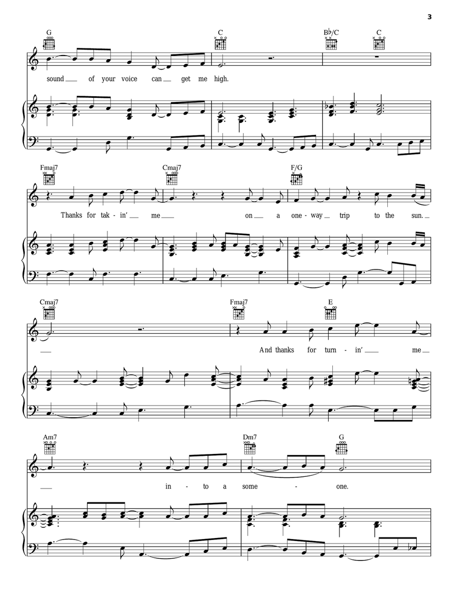 After The Lovin' After The Lovin' Piano, Vocal, Guitar scores gallery preview page 3