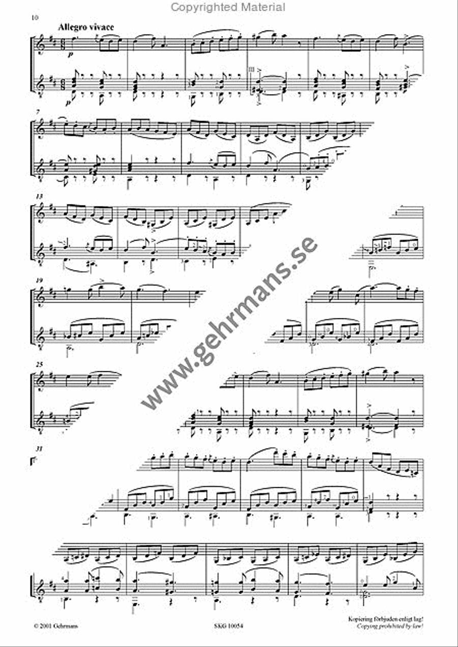 Sonate - D Major Sonate - D Major Violin scores gallery preview page 4